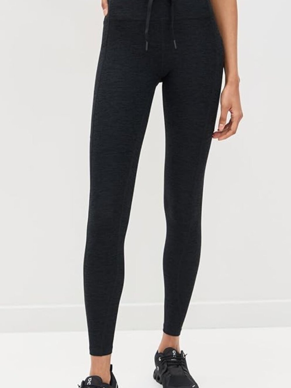 NWT Beyond Yoga Women's Spacedye Go Pocket Midi Legging-Size Small-Darkest Night